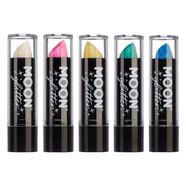 Moon Glitter - Lipstick with iridescent glitter - 5 g - set of 5 colours