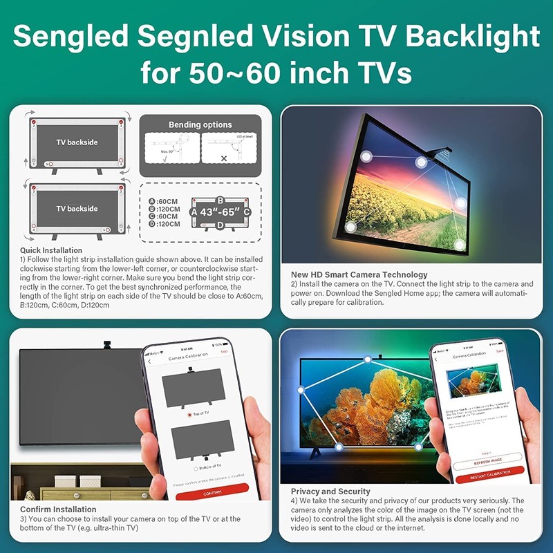 Sengled Envisual - Luces LED para TV (sincronización de TV