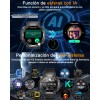 Smartwatch Reloj Inteligente Hombre Gps Llamada Bluetooth Negro Deportivo Siliconas