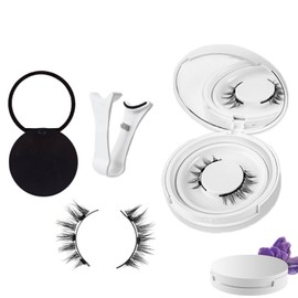 Generic Enjuvie Magnetic Eyelashes Kit Asian,Reusable Enjuvie Magnetic Lashes Natural Look (Iris Black)