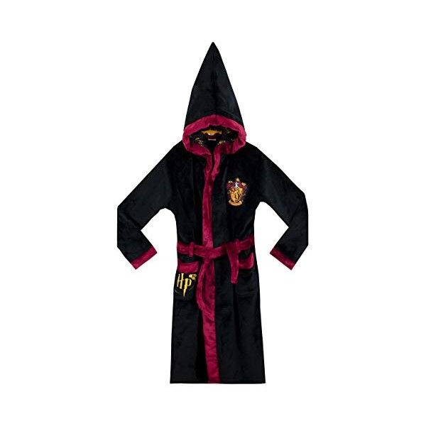 Harry Potter Boys Gryffindor Dressing Gown Black 12-13 Years