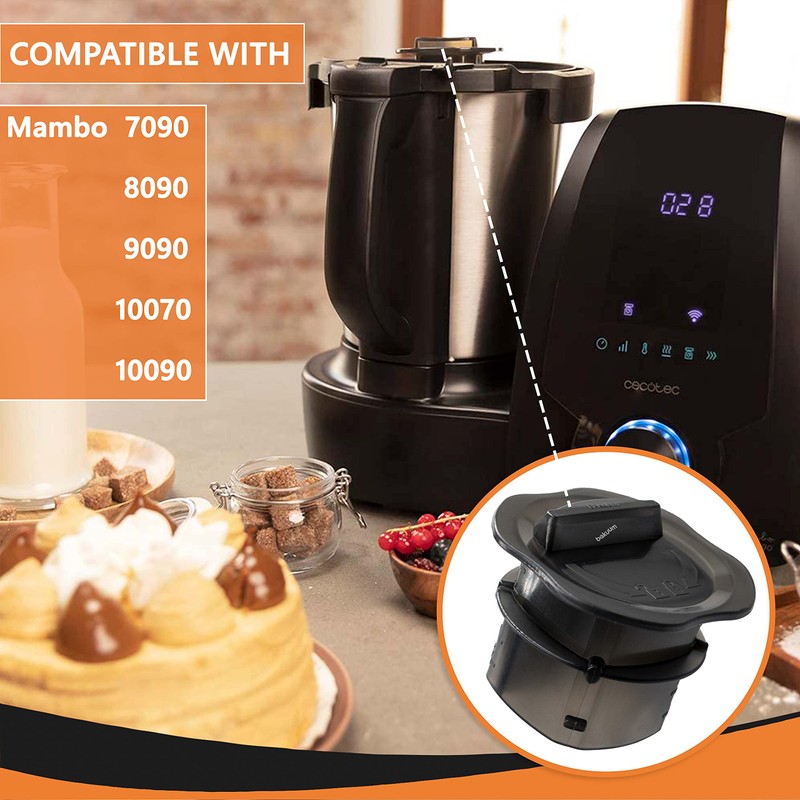 Messbecher für Cecotec MAMBO 7090-8090-9090-10070-10090-12090 Zubehör für Cecotec Mambo Küchenroboter