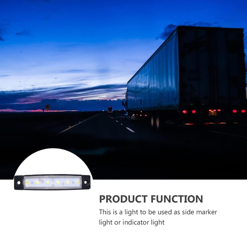 NOLITOY 10Pcs LED Side Light Durable Plastic Turn Signal Light