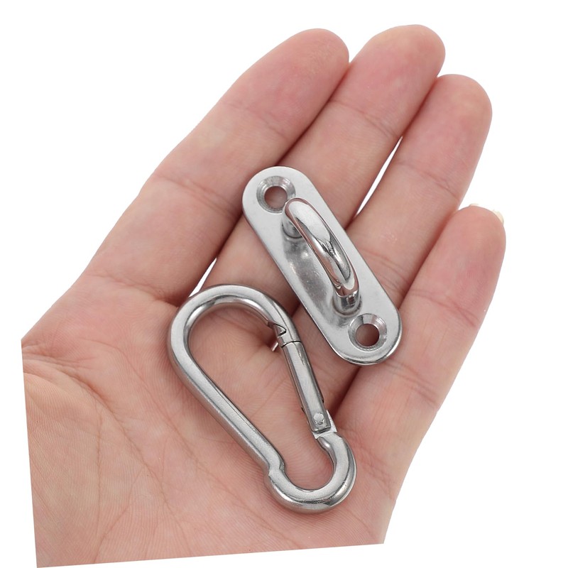 MAGICLULU 60pcs Heavy Duty Stainless Steel U Bracket Hook Set