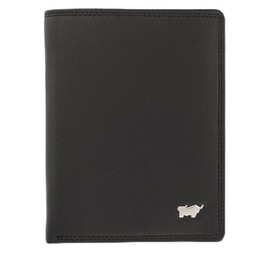BRAUN BÜFFEL Men's Genuine Leather Golf 2.0 Wallet - Portrait Format - Wallet for Men - 7 Card Slots, black, Classic