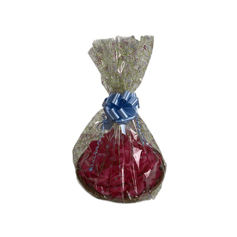 25 Pack Cellophane Bags For Baskets Cellophane Gift Bags For