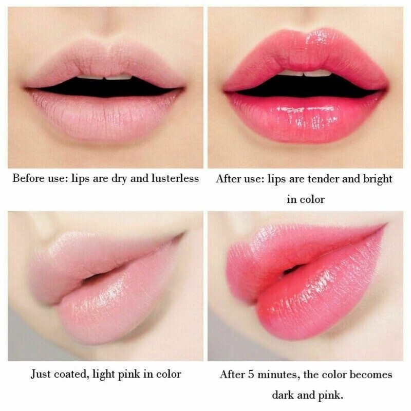 Generic Long Lasting Crystal Jelly Aloe Vera Lipsticks Temperature Color