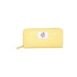 Chiikawa Round Long Wallet, Yellow, Rabbit