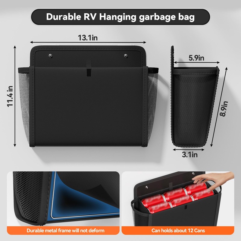 DEYILIAN Wall Hanging Storage Organizer, Wall Pocket Hanging Bag with