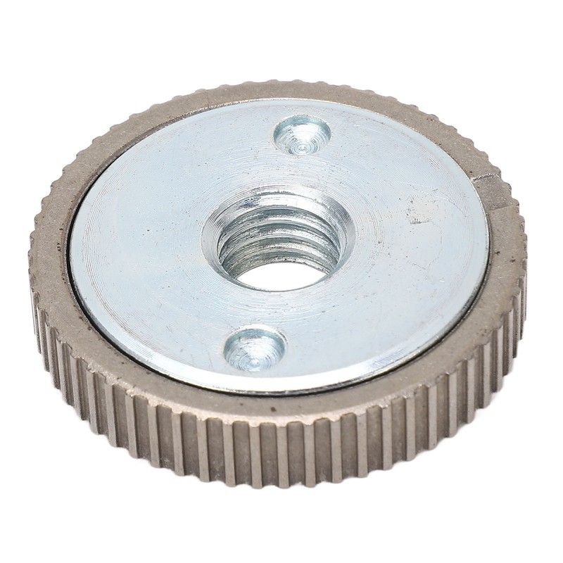 2Pcs Angle Grinder Flange Nut Self Locking M14 50mm Alloy