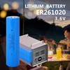 kunying ER261020 Lithium Battery, 3.6 Volt Lithium Battery 4 Pack,ER