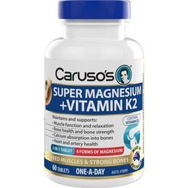 Caruso's Super Magnesium + Vitamin K2 60 Tablets