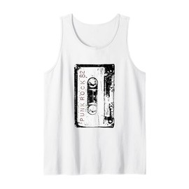 Punk Rock 80's Retro Concert Mixtape Cassette Vintage Tank Top