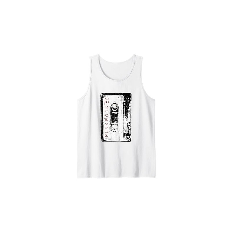 Punk Rock 80's Retro Concert Mixtape Cassette Vintage Tank Top