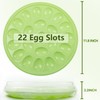 HANSGO Deviled Egg Containers with Lid, Deviled Egg Platter Carrier