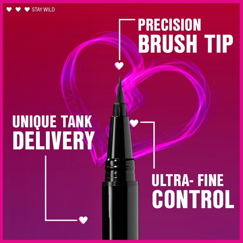 wet n wild Mega Last Breakup Proof Liquid Eyeliner -