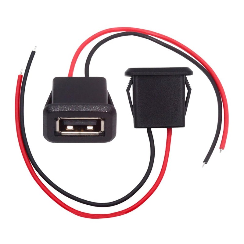 NFHK 2pcs/set DIY OEM type A female to 2pin open