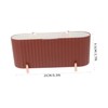 KONTONTY Makeup Cotton Pad Storage Box Dustproof Desktop Organizing Container