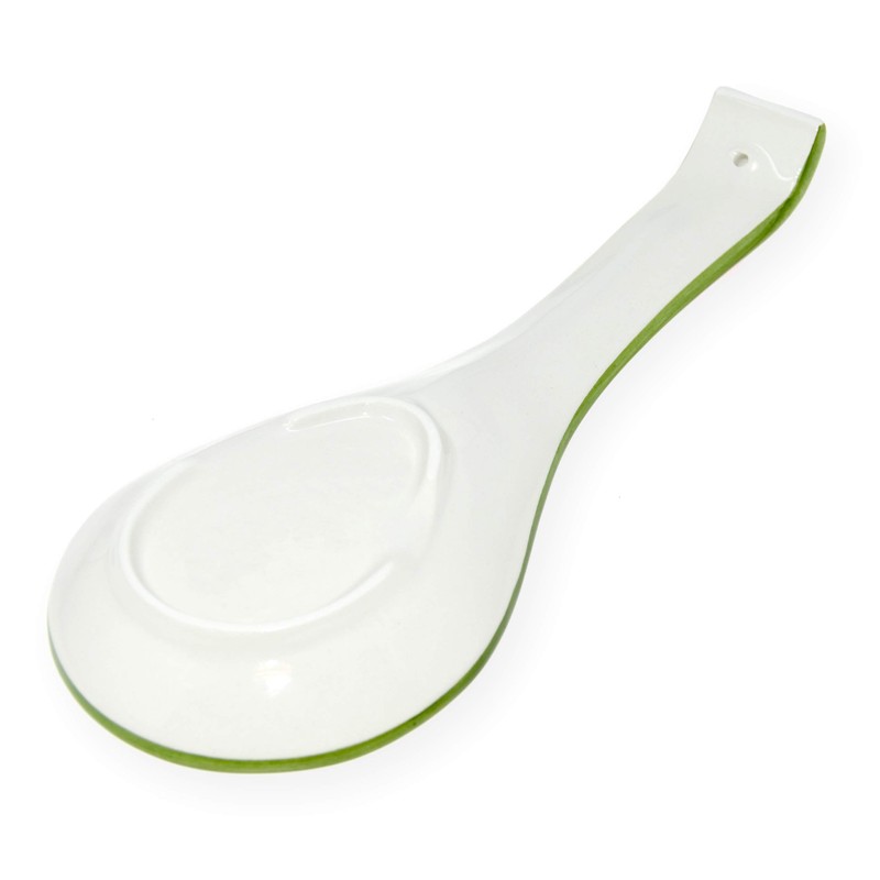 Lashuma Handmade Spoon Rest Italian Ceramic Cooking Spoon Rest Relief