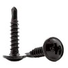 4.2mm x 19mm Black Self Drilling Wafer Head Screws Steel