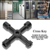 Llave cruzada, 4 v¨ªas Multifuncional Llave cruzada universal Aleaci¨®n de