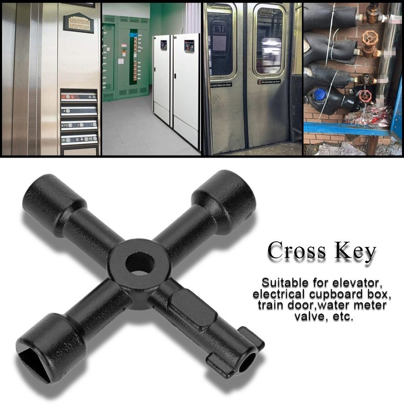 Llave cruzada, 4 v¨ªas Multifuncional Llave cruzada universal Aleaci¨®n de