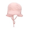 Sterntaler Girls' Peaked Cap with Neck Protection, Sun Hat, Pale
