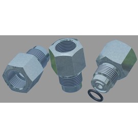 HTD Threaded Adaptor 300 Bar Compressed Air External Thread 200 Bar Compressed Air Internal Thread