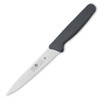 ICEL 5.5-inch Stiff Wide Serrated Edge Blade, Boning Knife, Grey Handle