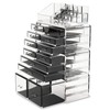 Readaeer Makeup Cosmetic Organizer Storage Drawers Display Boxes Case with