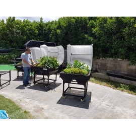 Vegepod - Raised Garden Bed - Self Watering Container Garden Kit with Protective Cover, Easily Elevated to Waist Height, 10 Years Warranty (Medium, Trolley)