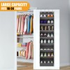 KYEVIS Over The Door Shoe Organizer Storage Fit 16-24 Pairs