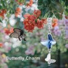 MISTBEE Butterfly Charm for Women 925 Sterling Silver Blue Crystal