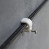 uxcell Cable Clips, 100Pcs 5mm Nail in Cable Clips Circle