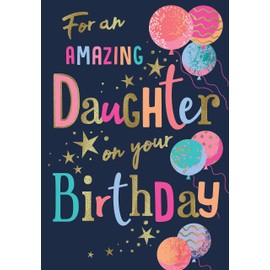 Avant Garde Studios Birthday Card Daughter - 9 x 6 inches