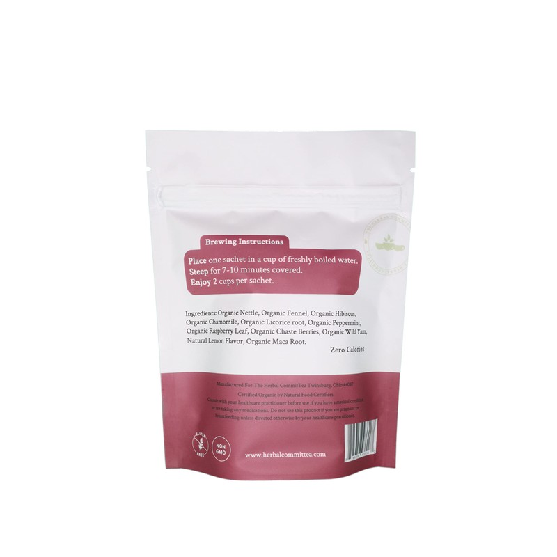 The Herbal CommitTea Women's Wellness Organic Herbal Tea