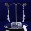 Silver Palace 925 Sterling Silver Natural Gemstone Drop Dangle Earrings