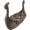 Nordic Drakar Viking Ship Tea Light Holder Bronze 3 Tea