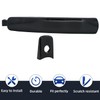 PLDDE Black Exterior Door Handle Front Driver Left Side Compatible