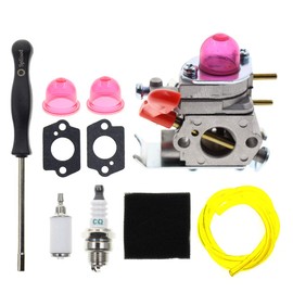 Carbhub 530071811 Carburetor for Poulan Pro 530071811 LE Featherlite PP025 PP125 P4500 PP258TP PP25E Trimmer Craftsman C1U-W19 530071811