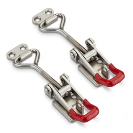 JUNKER Turnbuckle M6 (Holding Force 220 kg, Lockable) Stainless Steel SS304 Adjustable Lever Lock Set of 2