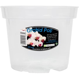 Clear Orchid Pot 17cm