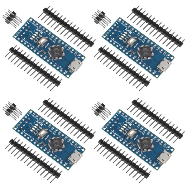 DORHEA 4Pcs for Nano V3.0 ATmega328P Nano Board CH340 5V
