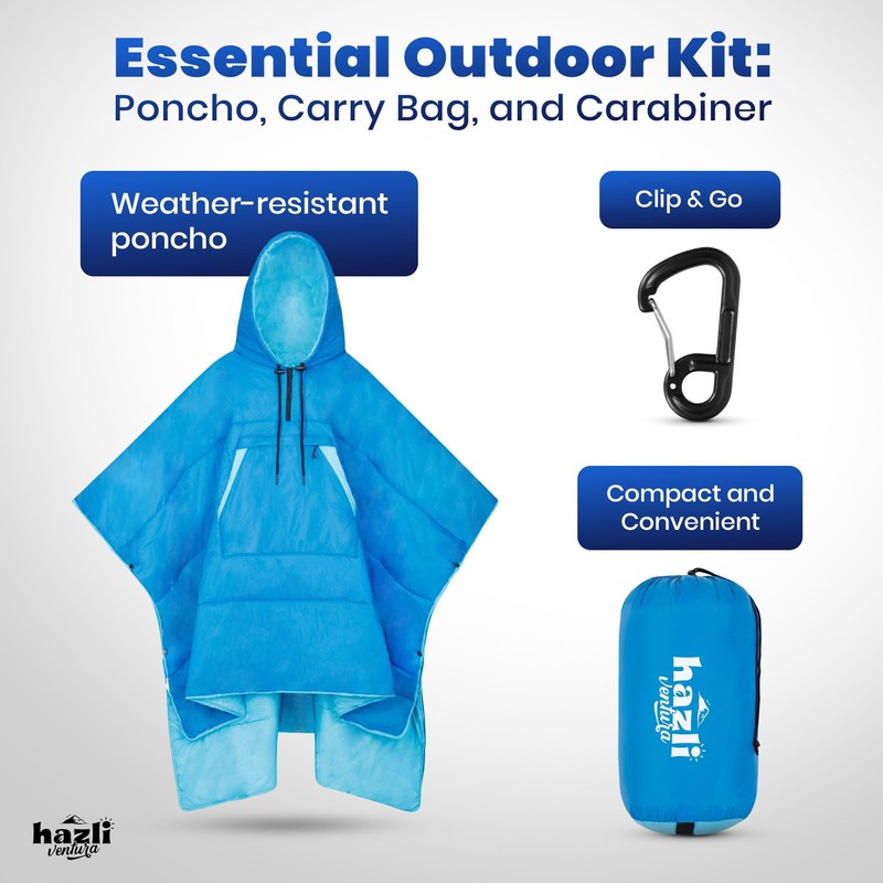 hazli Comfortable Wearable Blanket - Insulated Camping Blanket Outdoor