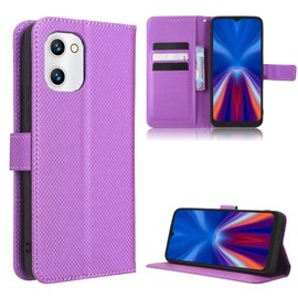 Elubugod Case for Umidigi G1 Leather Case Cover,PU Leather flip Cover Case for UMI Umidigi G1 Case Cover Purple