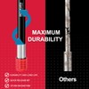 Geinxurn 3Pieces Impact Screwdriver Bit Holders Extra Long,6 inches Magnetic