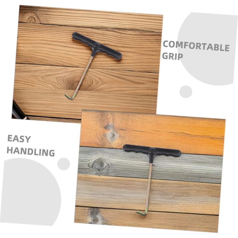 BESPORTBLE 10pcs T Shaped Trampoline Hook Stainless Steel Spring Assembly