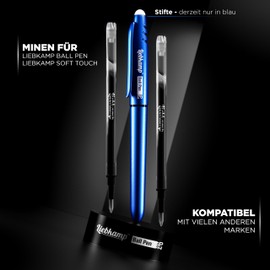 LIEBKAMP Refill Black 0.7 mm [Pack of 12] Compatible with Pilot Frixion, BIC Intensity, Eberhard Faber Erasable Ballpoint Pen