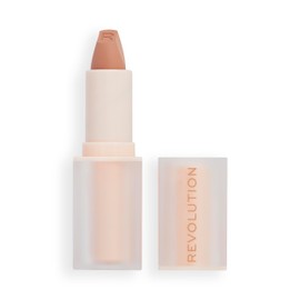 Revolution Beauty London, Lip Allure Soft Satin Lipstick, Highly Pigmented & Smudge Proof, Long-Lasting Creamy Satin Finish, Contains Vitamin E, Lover Nude, 0.11 oz