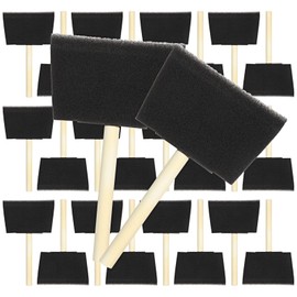 40 PCS Foam Paint Brushes 4 Inch Sponge Brushes Foam Brushes for Painting, Sponge Paint Brush, Foam Brushes for Staining Painting Acrylics Varnishes Art Crafts